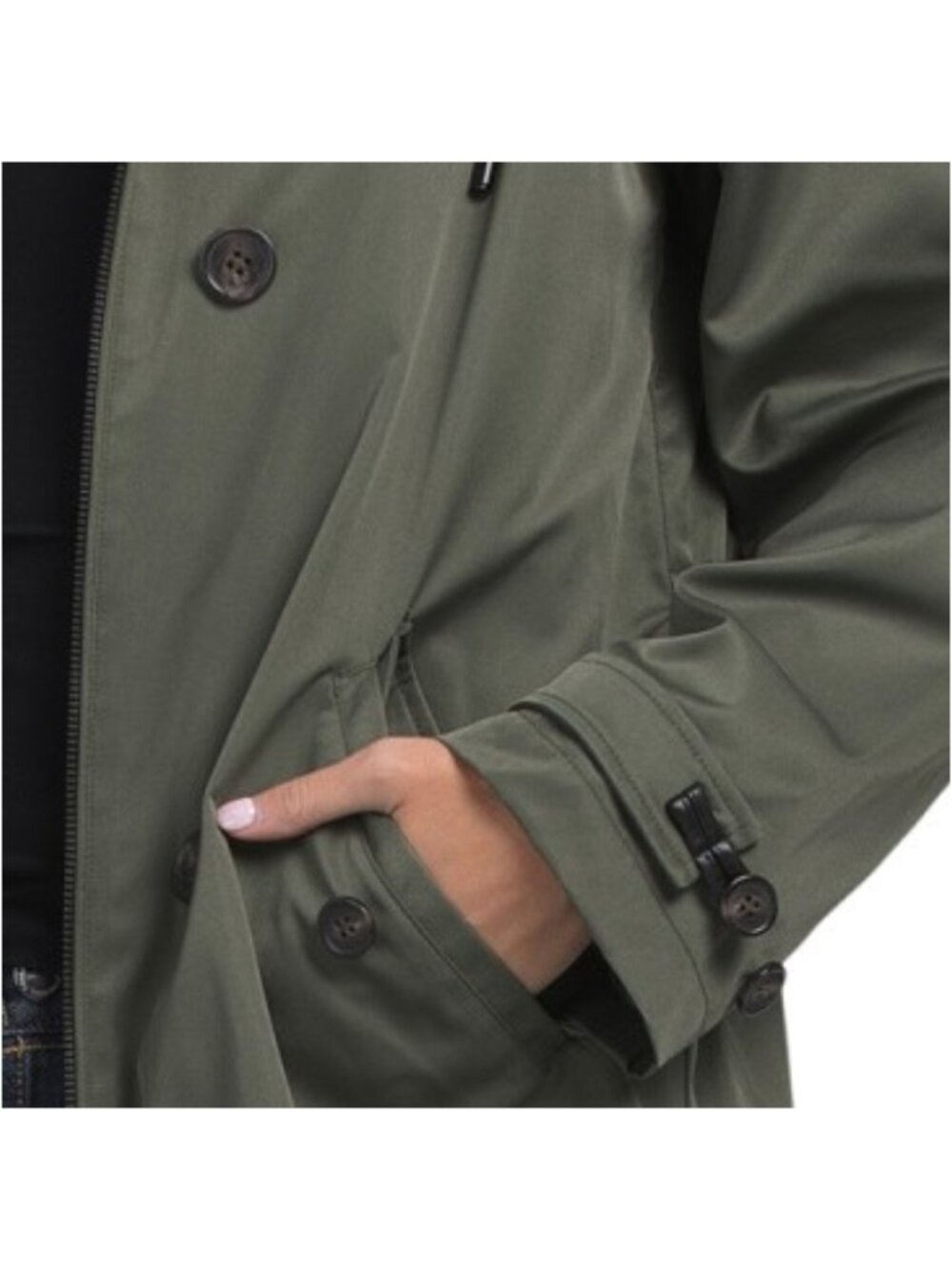 BERNARDO Long Hooded Raincoat - Picture 4 of 5